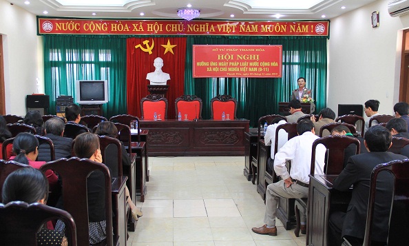 Sở Tư pháp Thanh Hóa: Tổ chức Ngày pháp luật Nước Cộng hòa xã hội chủ nghĩa Việt Nam 