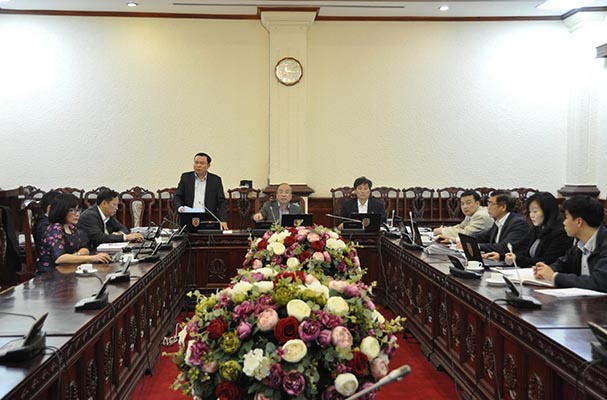 Phiên họp Ban thường vụ Đảng ủy Bộ Tư pháp tháng 02/2017
