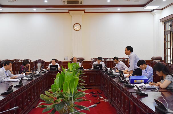 Phiên họp Ban Thường vụ Đảng ủy Bộ Tư pháp tháng 05/2018