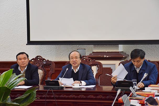 Phiên họp Ban Chấp hành Đảng bộ Bộ Tư pháp tháng 1/2018