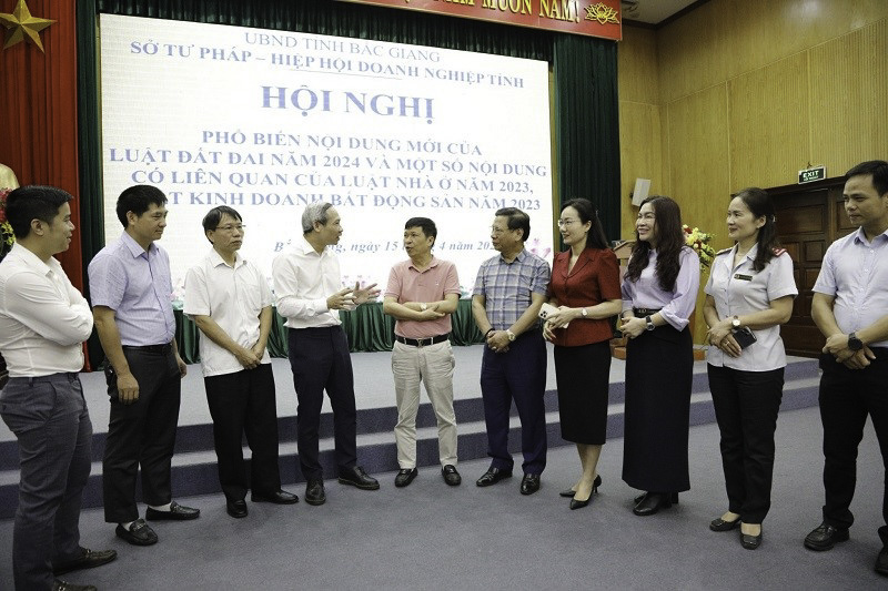 STP Bắc Giang: Hội nghị phổ biến các nội dung mới liên quan đến lĩnh vực đất đai tại một số VBQPPL