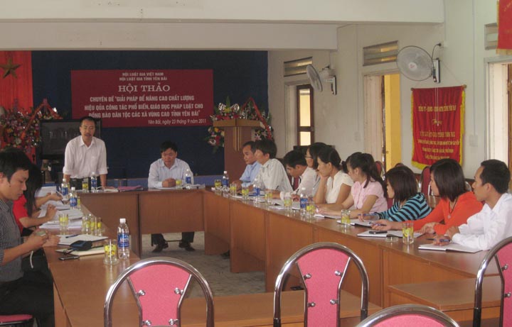 Đoàn kiểm tra công tác trợ giúp pháp lý tại các tỉnh Lào Cai và Yên Bái