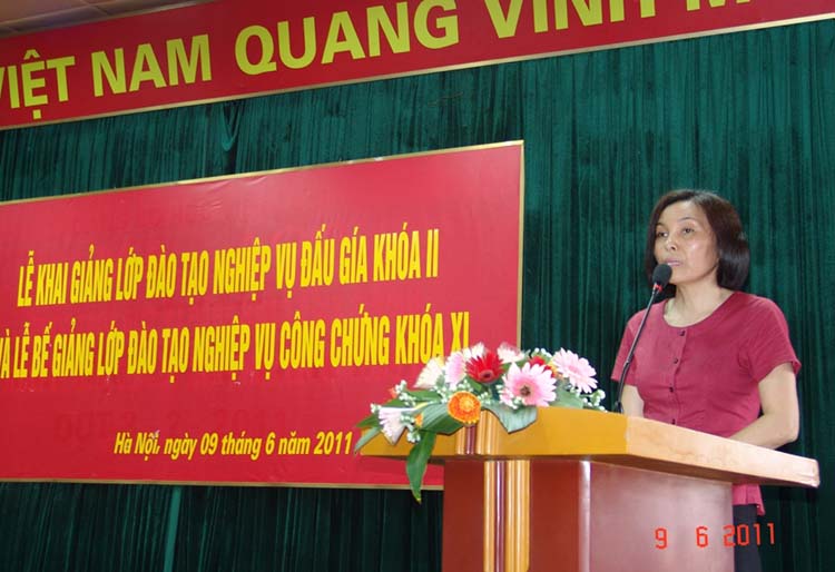 Học viện Tư pháp: Khai giảng lớp đào tạo nghề đấu giá khoá II tại Hà Nội
