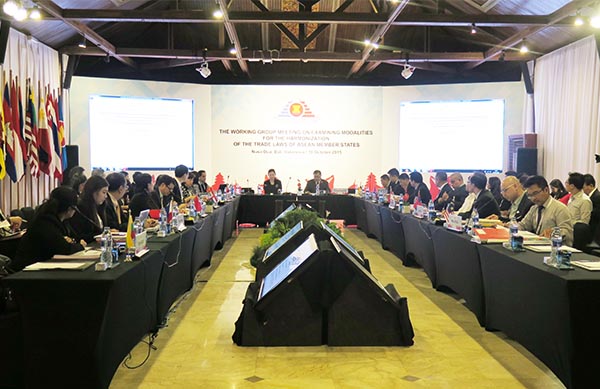 Cuộc họp lần Thứ 6 Nhóm công tác về Sáng kiến Hài hòa hóa pháp luật thương mại  giữa các nước ASEAN