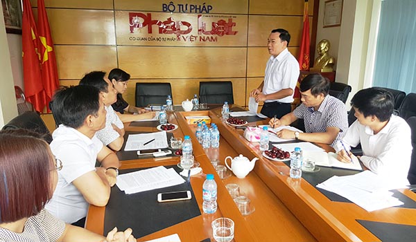 Kiểm tra công tác Đảng của Đảng bộ báo Pháp luật Việt Nam