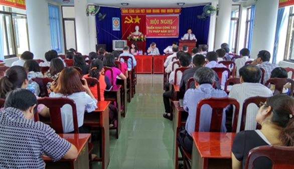 Sở Tư pháp tỉnh Kon Tum tổ chức Hội nghị triển khai công tác tư pháp  năm 2017