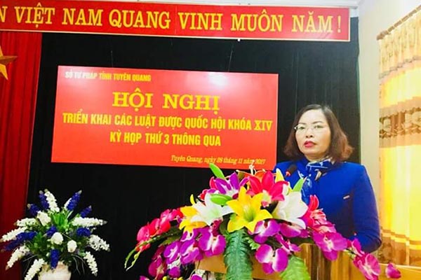 Tuyên Quang: Tổ chức Hội nghị triển khai các Luật được Quốc hội khóa XIV, kỳ họp thứ 3 thông qua