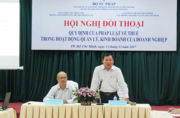 Đối thoại với doanh nghiệp pháp luật về thuế tại TP. Hồ Chí Minh