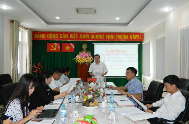 Đảng ủy Bộ Tư pháp kiểm tra công tác Đảng  tại Chi bộ Trường Trung cấp Luật Vị Thanh
