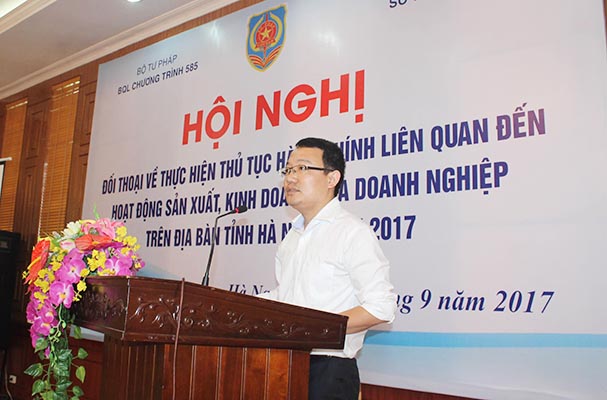 Hà Nam: Tổ chức Hội nghị đối thoại với doanh nghiệp trên địa bàn tỉnh