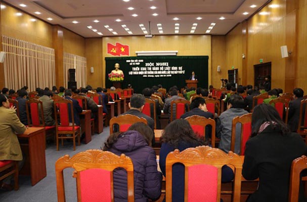 Bắc Giang: Triển khai Bộ luật Hình sự, Luật Trách nhiệm bồi thường của Nhà nước, Luật Trợ giúp pháp lý