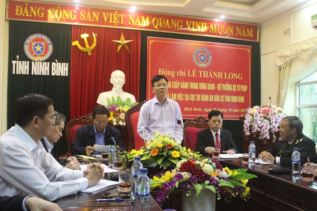 Bộ trưởng Lê Thành Long: Ghi nhận nhiều điểm sáng trong công tác THADS của Ninh Bình