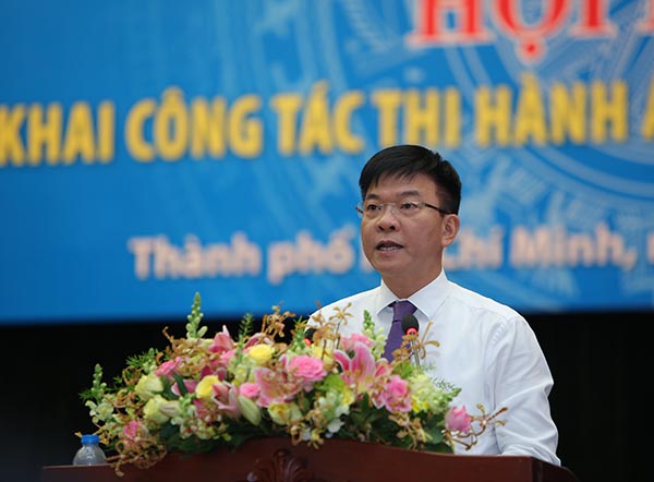 Bộ trưởng Lê Thành Long: Cục trưởng, Chi cục trưởng THADS cần thường xuyên trực tiếp kiểm tra chấp hành viên