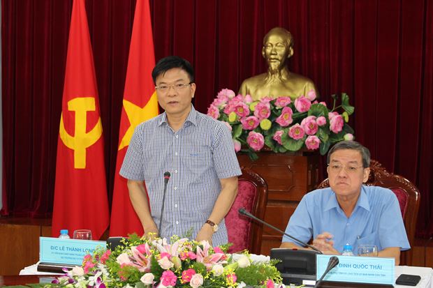 Bộ trưởng Lê Thành Long làm việc tại Đồng Nai: "Tư pháp phải là người “gác cửa” sáng suốt"