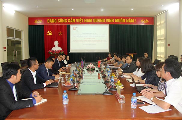 Học viện Tư pháp đón Đoàn công tác Bộ Tư pháp Hoàng gia Campuchia đến thăm và làm việc