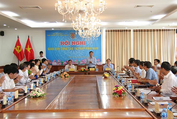Bộ trưởng Lê Thành Long đánh giá cao những đề xuất của Tư pháp phía Nam