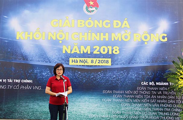 Tưng bừng Ngày hội bóng đá Khối Nội chính mở rộng năm 2018