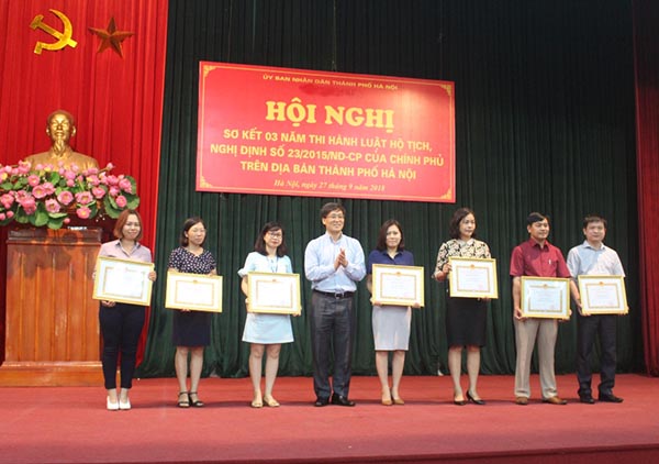 Hà Nội đẩy mạnh ứng dụng công nghệ thông tin trong công tác hộ tịch