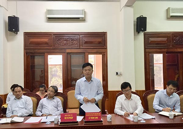 Bộ trưởng Bộ Tư pháp Lê Thành Long thăm và làm việc tại tỉnh Gia Lai