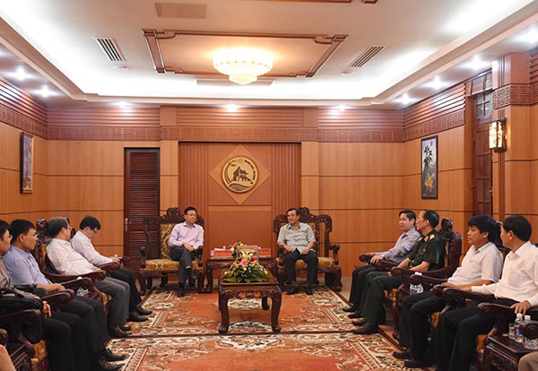 Bộ trưởng Bộ Tư pháp thăm Đoàn ĐBQH tỉnh Quảng Nam