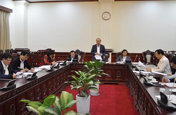 Ban Thường vụ Đảng ủy Bộ Tư pháp họp kiểm điểm tập thể, cá nhân năm 2018