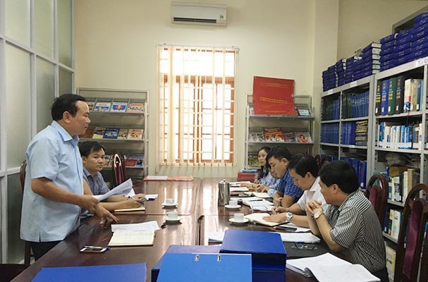 Đảng ủy Bộ Tư pháp giám sát công tác Đảng tại Chi bộ Cục Kế hoạch - Tài chính