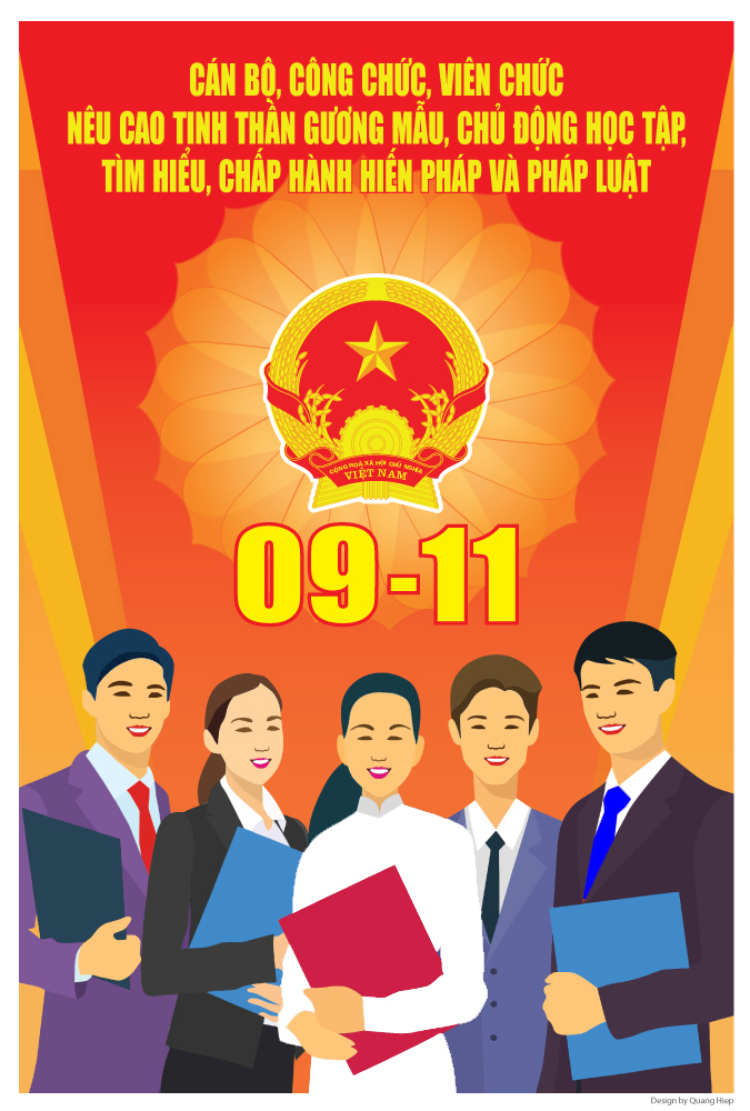 Mẫu Pano Ngày pháp luật nước Cộng hòa xã hội chủ nghĩa Việt Nam năm 2018