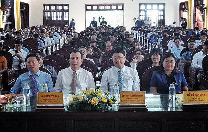 Mít tinh hưởng ứng Ngày Pháp luật Việt Nam 2022 tại Nam Định