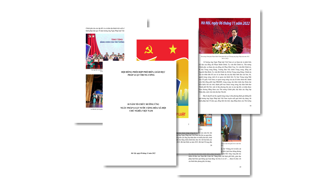 Brochure về Ngày Pháp luật Việt Nam 2022
