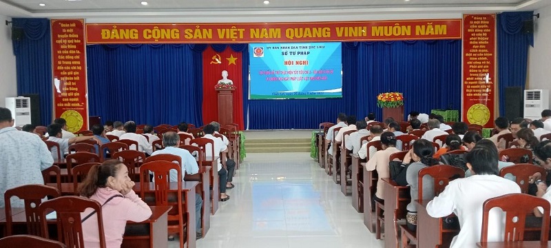 Bạc Liêu: Tổ chức Hội nghị tập huấn HGCS và hưởng ứng Ngày pháp luật Việt Nam tại huyện Vĩnh Lợi