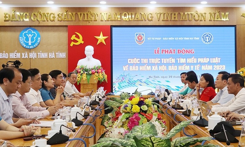 Hà Tĩnh: Phát động Cuộc thi trực tuyến Tìm hiểu pháp luật về BHXH, BHYT năm 2023