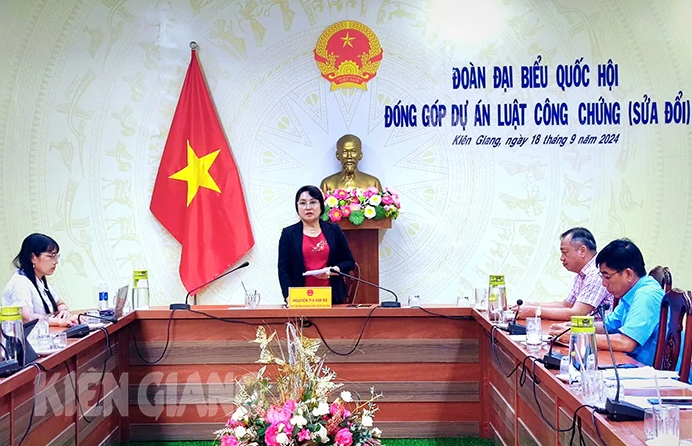 Kiên Giang: Đóng góp dự án Luật Công chứng (sửa đổi)