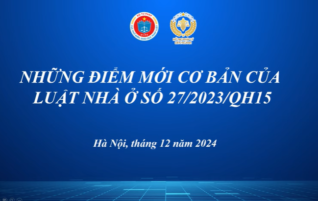 Những điểm mới cơ bản của Luật Nhà ở năm 2023