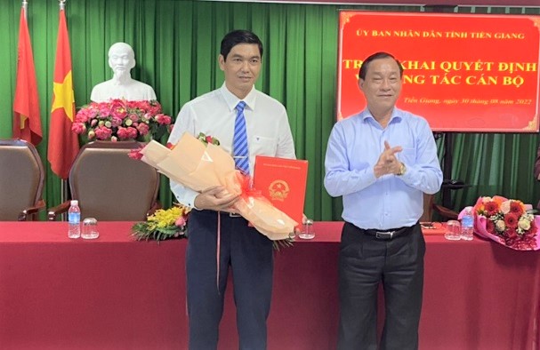 Tiền Giang: Trao quyết định bổ nhiệm Giám đốc Sở Tư pháp