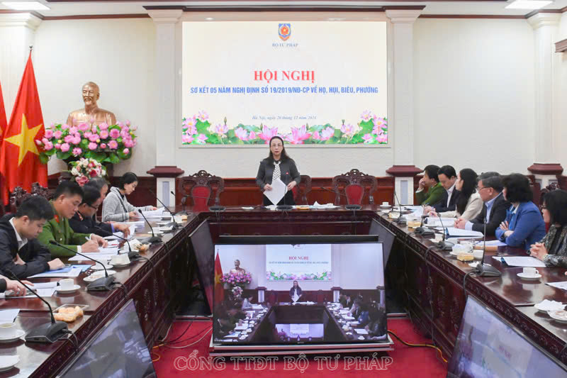 Hội nghị sơ kết 05 năm thực hiện Nghị định số 19/2019/NĐ-CP ngày 19/02/2019 của Chính phủ về họ, hụi, biêu, phường