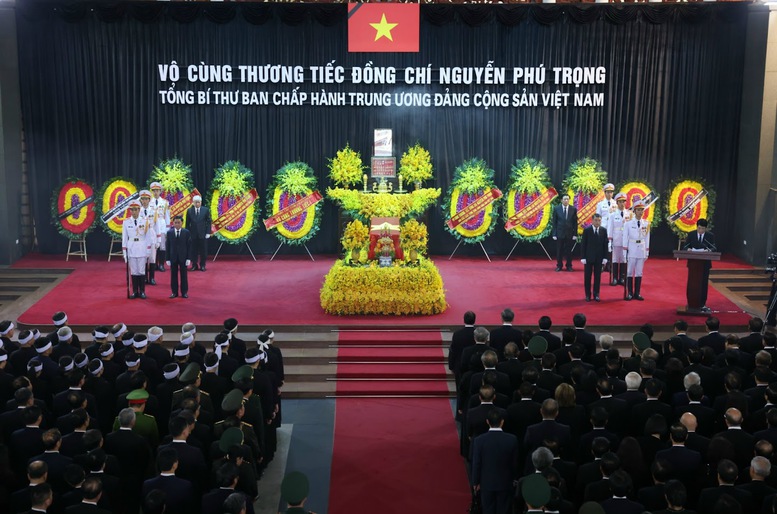 Thành kính, xúc động tiễn biệt Tổng Bí thư Nguyễn Phú Trọng