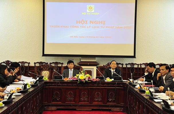 Hội nghị triển khai công tác lý lịch tư pháp năm 2016