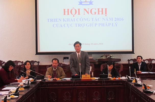 Cục Trợ giúp pháp lý triển khai công tác năm 2016