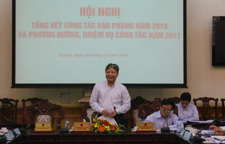 Hội nghị tổng kết công tác văn phòng năm 2010