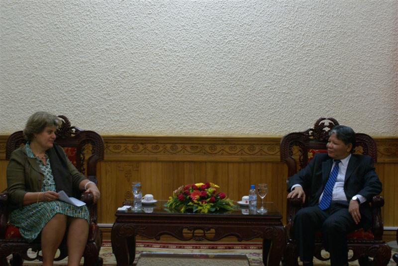 Bộ trưởng Hà Hùng Cường tiếp xã giao Trưởng Đại diện của UNICEF tại Việt Nam