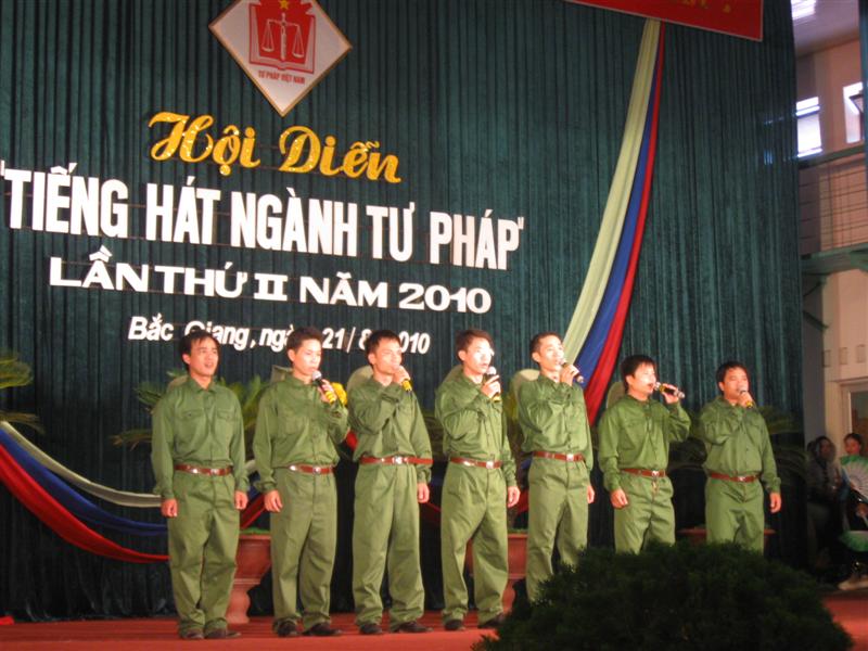 Hội diễn "Tiếng hát ngành Tư pháp" tỉnh Bắc Giang năm 2010
