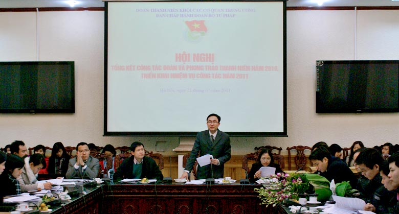 Hội nghị tổng kết công tác Đoàn và phong trào thanh niên năm 2010, triển khai nhiệm vụ công tác năm 2011