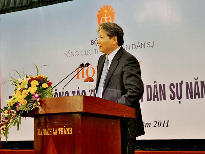 Hội nghị triển khai công tác thi hành án dân sự năm 2012