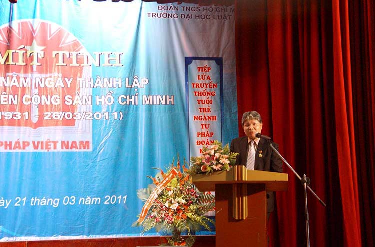 Lễ Mít-tinh kỷ niệm 80 năm thành ngày thành lập Đoàn Thành niên cộng sản Hồ Chí Minh 