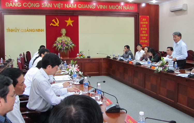 Đoàn công tác của Bộ Tư pháp làm việc với Tỉnh ủy Quảng Ninh: Ủng hộ cho Tư pháp và THADS chuyển biến đúng hướng