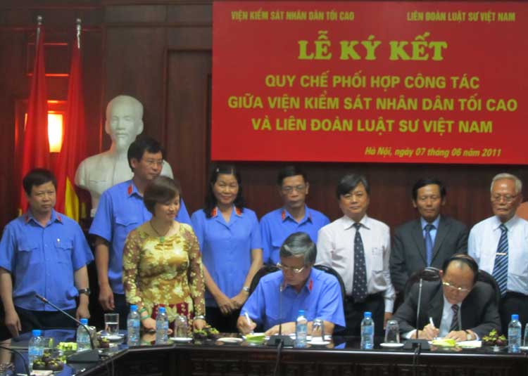 Liên đoàn Luật sư Việt Nam và Viện Kiểm sát nhân dân tối cao ký kết Quy chế phối hợp: Nâng cao hiệu quả trong hoạt động tố tụng!
