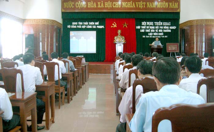 Thừa Thiên Huế: Triển khai Luật Thuế sử dụng đất phi nông nghiệp, Luật Thuế bảo vệ môi trường và Luật Viên chức