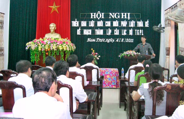 Nam Định: Tổ chức tập huấn Luật Nuôi con nuôi và pháp luật về thừa kế