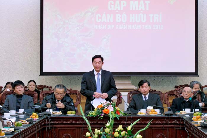 Bộ Tư pháp tổ chức gặp mặt cán bộ hưu trí nhân dịp xuân Nhâm Thìn 2012