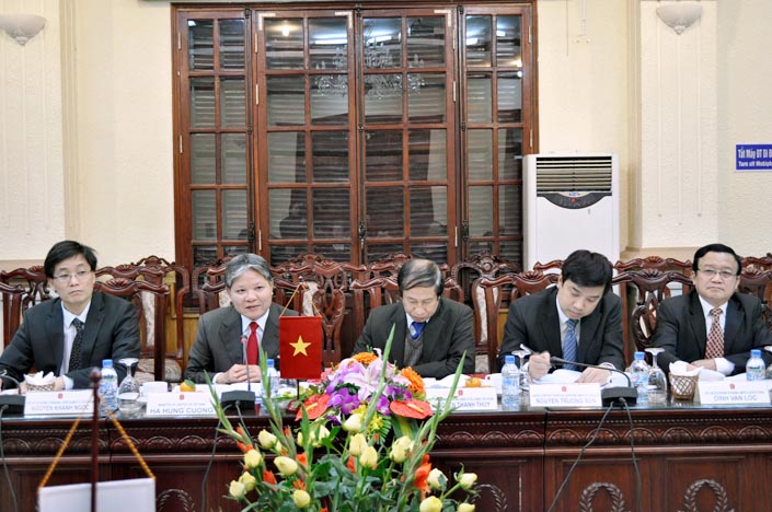 Hội đàm giữa Đoàn đại biểu Bộ Tư pháp Việt Nam và Đoàn Đại biểu Bộ Tư pháp Nhật Bản